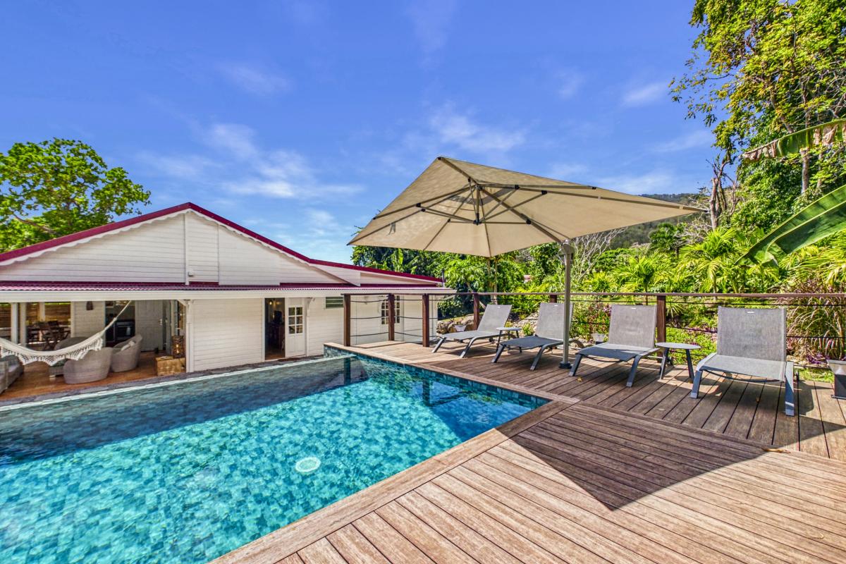 6.Location villa piscine 200 Grande Anse Deshaies Guadeloupe